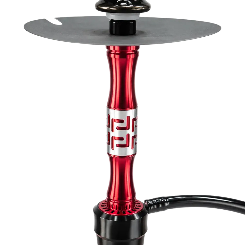 Red Glass Hookah – 1 Hose