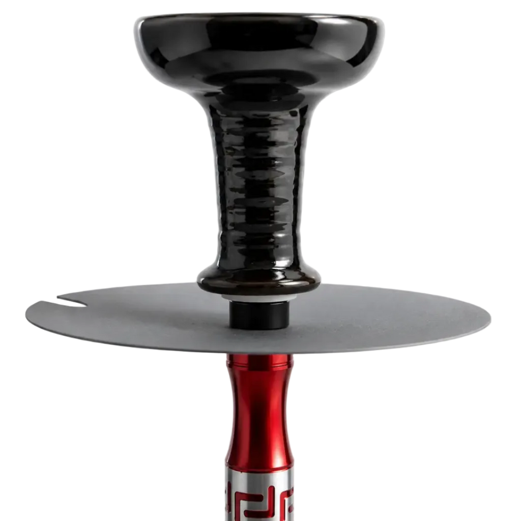 Red Glass Hookah – 1 Hose