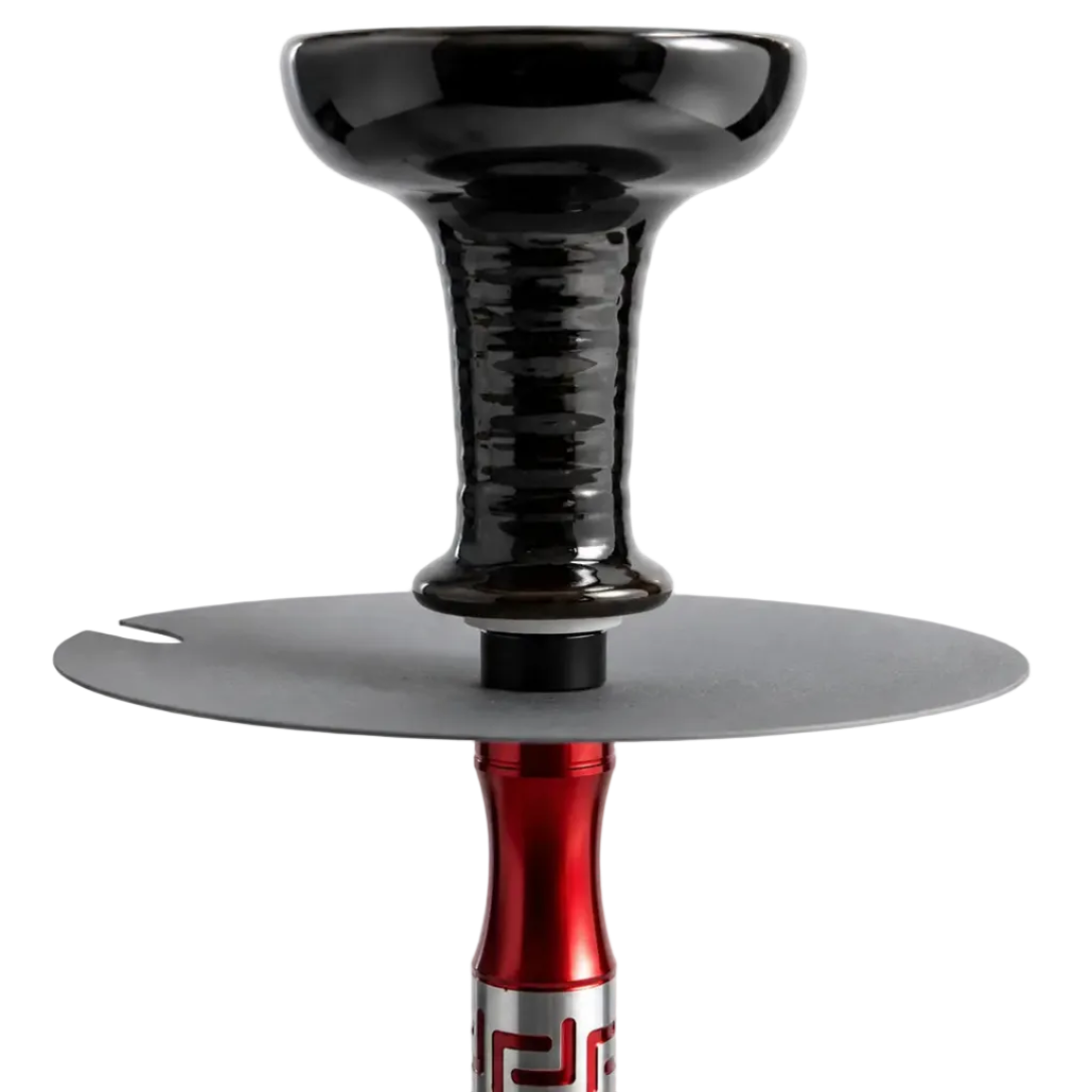 Red Glass Hookah – 1 Hose