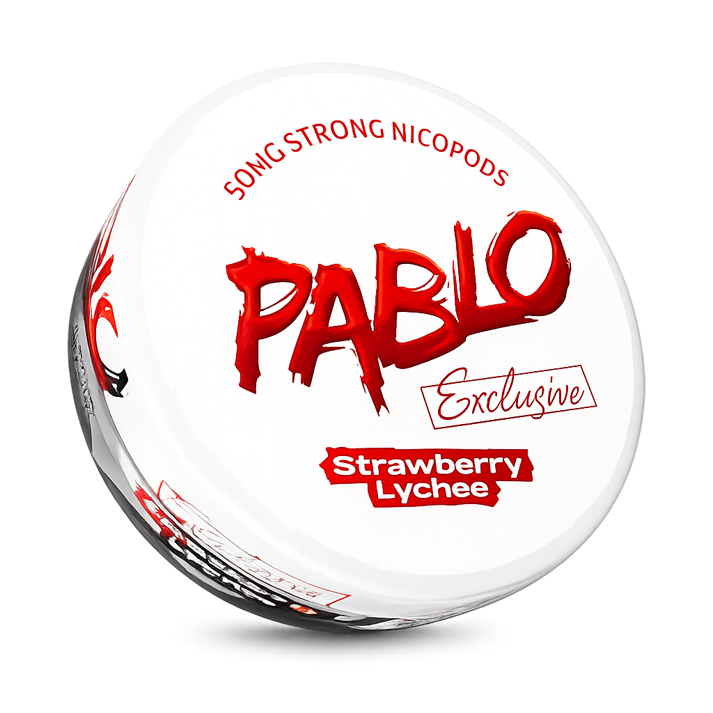 Pablo Exclusive strawberry lychee 50mg nicotine pouches