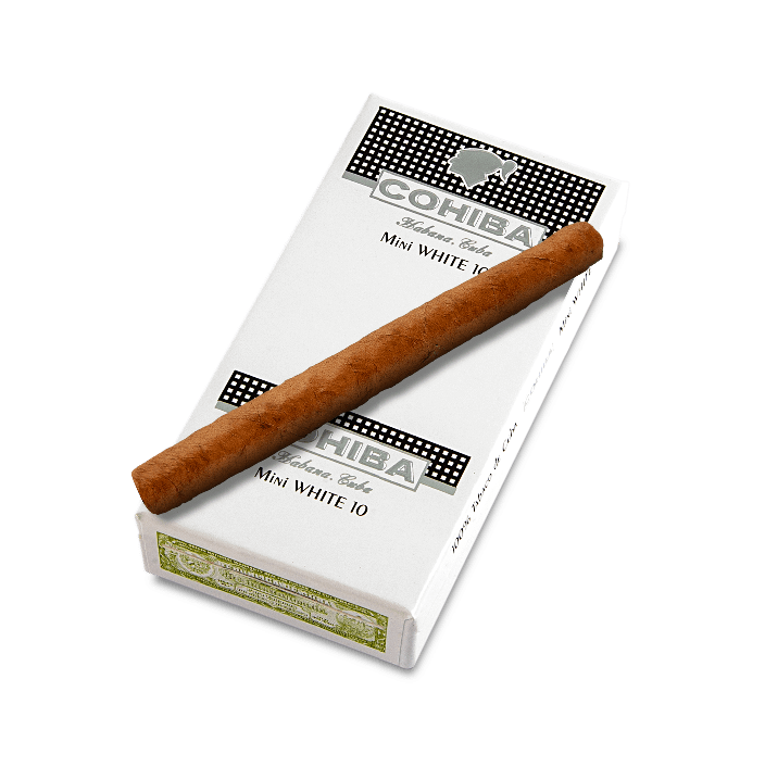 Cohiba White Mini cigarillos pack with premium tobacco cigarillos