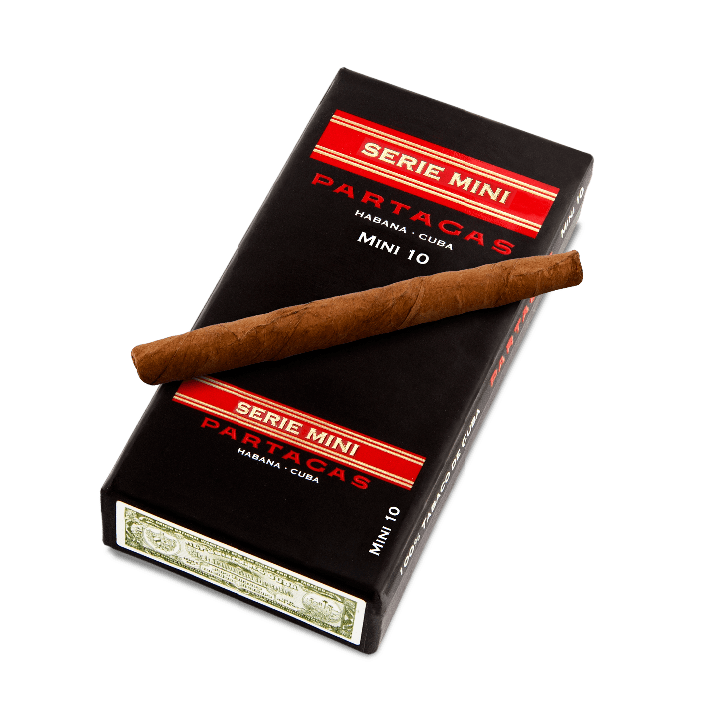 Partagás Serie mini cigarillos pack with premium tobacco cigarillos
