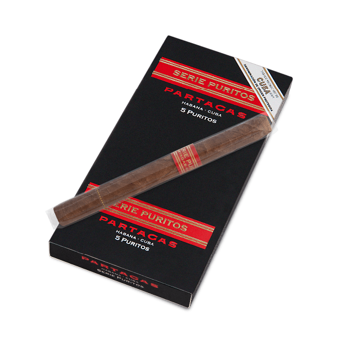 Partagás Serie Puritos cigarillos pack with premium tobacco cigarillos