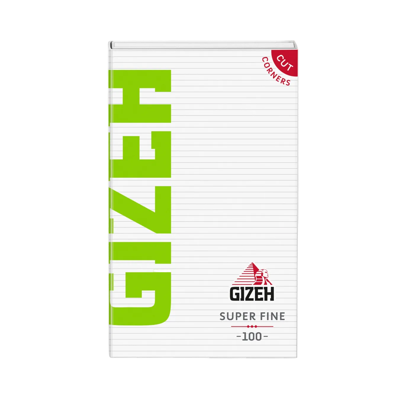 Gizeh Super Fine Magnet Green rolling papers pack with 100 papers
