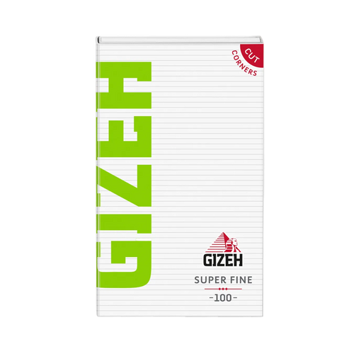 Gizeh Super Fine Magnet Green rolling papers pack with 100 papers