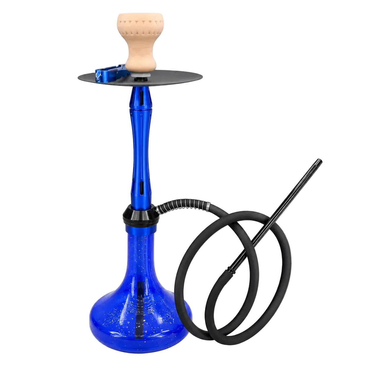 Royal Glass Hookah – 64 cm – Cobalt Blue – 1 Hose