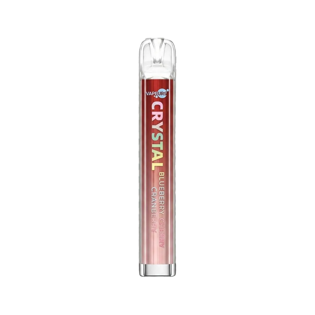 Vapeurs Crystal Blueberry Cranberry Cherry disposable vape with 1000 puffs